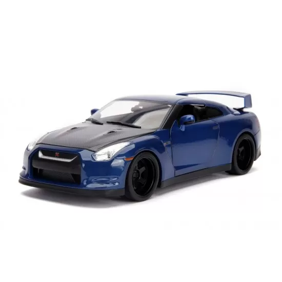 Masinuta metalica cu figurina Fast and Furious Nissan Skyline scara 1:18