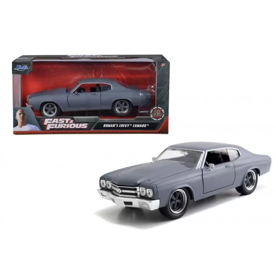 Masinuta metalica Fast and Furious Roman's Chevy Camaro scara 1:24 Masinuta metalica Fast and Furious Roman's Chevy Camaro scara 1:24