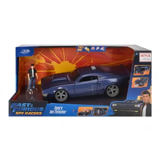 Masinuta metalica Fast and Furious Spy Racers Tony's Ion Thresher scara 1:16