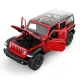 Masinuta metalica Jeep Wrangler Rubicon 4XE rosu scara 1:32