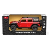 Masinuta metalica Jeep Wrangler Rubicon 4XE rosu scara 1:24