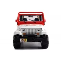Masinuta metalica Jeep Wrangler Jurassic World 1992 scara 1:24
