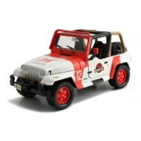 Masinuta metalica Jeep Wrangler Jurassic World 1992 scara 1:24