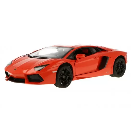 Masinuta metalica Lamborghini Aventador LP700 portocaliu scara 1:18