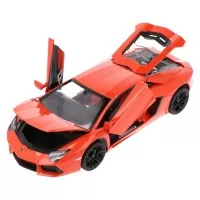 Masinuta metalica Lamborghini Aventador LP700 portocaliu scara 1:18
