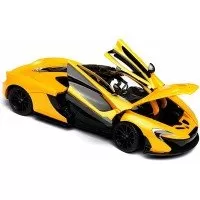 Masinuta metalica McLaren P1 galben scara 1:24