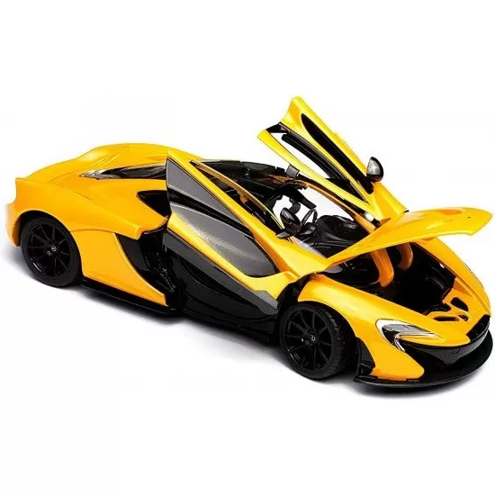 Masinuta metalica McLaren P1 galben scara 1:24