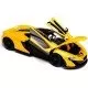 Masinuta metalica McLaren P1 galben scara 1:24