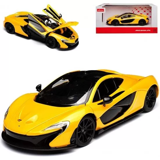 Masinuta metalica McLaren P1 galben scara 1:24