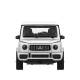 Masinuta metalica Mercedes Benz AMG G63 alb scara 1:32