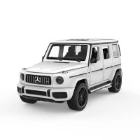 Masinuta metalica Mercedes Benz AMG G63 alb scara 1:32