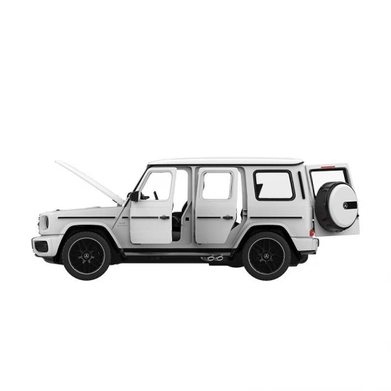 Masinuta metalica Mercedes Benz AMG G63 alb scara 1:32