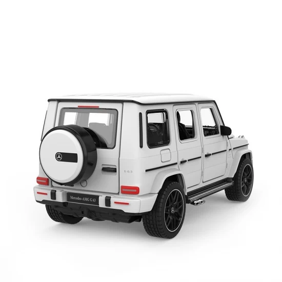Masinuta metalica Mercedes Benz AMG G63 alb scara 1:32
