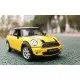 Masinuta metalica Mini Cooper Clubman galben scara 1:24