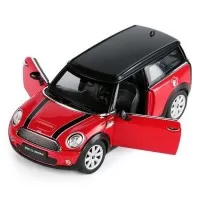 Masinuta metalica Mini Cooper Clubman rosu scara 1:24
