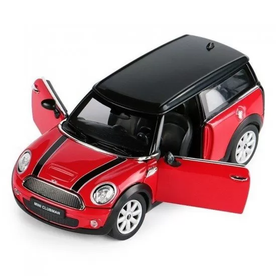 Masinuta metalica Mini Cooper Clubman rosu scara 1:24