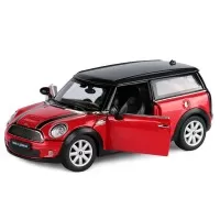 Masinuta metalica Mini Cooper Clubman rosu scara 1:24