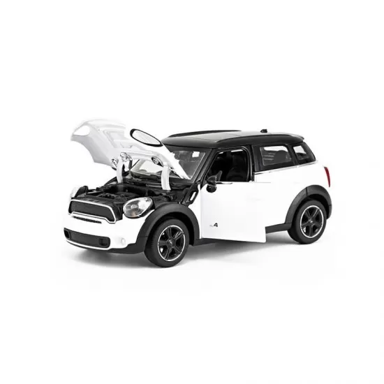 Masinuta metalica Mini Cooper alba scara 1:24 Masinuta metalica Mini Cooper alba scara 1:24