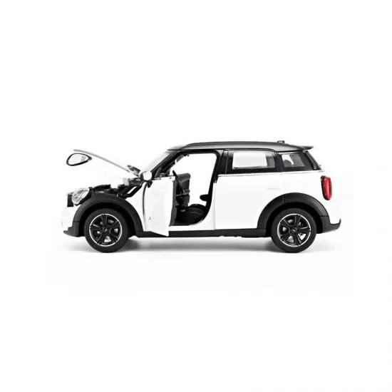 Masinuta metalica Mini Cooper alba scara 1:24 Masinuta metalica Mini Cooper alba scara 1:24