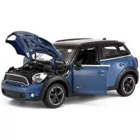 Masinuta metalica Mini Cooper albastru scara 1:24