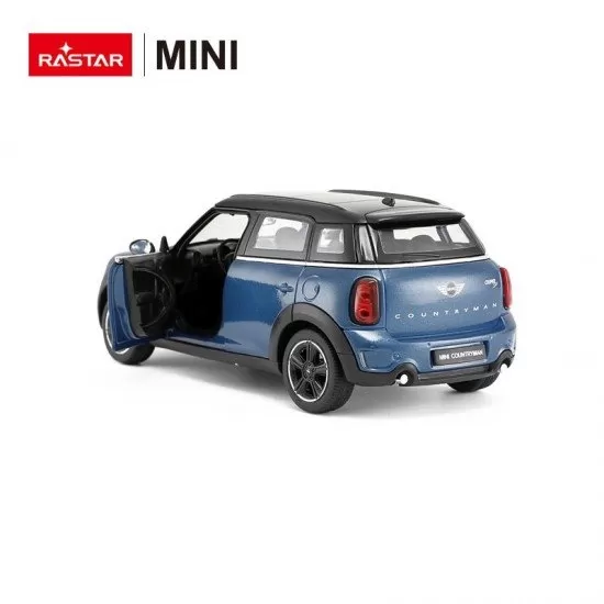 Masinuta metalica Mini Cooper albastru scara 1:24 Masinuta metalica Mini Cooper albastru scara 1:24