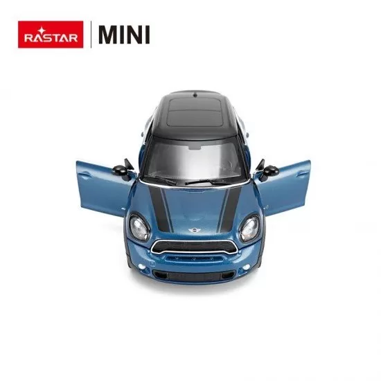 Masinuta metalica Mini Cooper albastru scara 1:24 Masinuta metalica Mini Cooper albastru scara 1:24