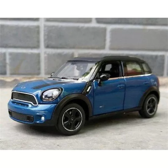 Masinuta metalica Mini Cooper albastru scara 1:24 Masinuta metalica Mini Cooper albastru scara 1:24