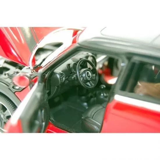 Masinuta metalica Mini Cooper rosu scara 1:24 Masinuta metalica Mini Cooper rosu scara 1:24