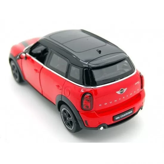 Masinuta metalica Mini Cooper rosu scara 1:24 Masinuta metalica Mini Cooper rosu scara 1:24