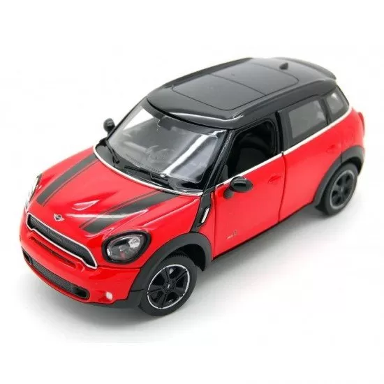 Masinuta metalica Mini Cooper rosu scara 1:24 Masinuta metalica Mini Cooper rosu scara 1:24