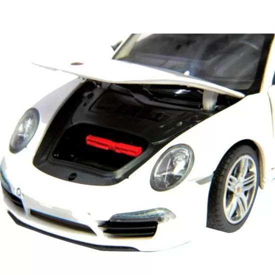 Masinuta metalica Porsche 911 alb scara 1:24 Masinuta metalica Porsche 911 alb scara 1:24