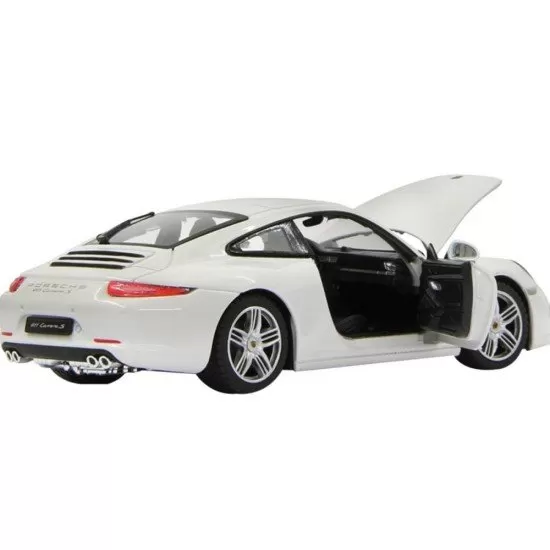 Masinuta metalica Porsche 911 alb scara 1:24 Masinuta metalica Porsche 911 alb scara 1:24