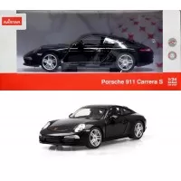 Masinuta metalica Porsche 911 negru scara 1:24