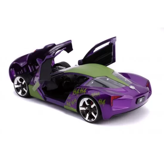 Masinute metalica Chevy Corvette Stingray 2009 si figurina Joker scara 1:24 Masinute metalica Chevy Corvette Stingray 2009 si figurina Joker scara 1:24