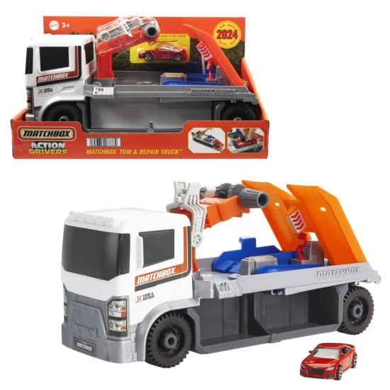 Camion de reparatii si remorcare Matchbox Action Drivers Camion de reparatii si remorcare Matchbox Action Drivers