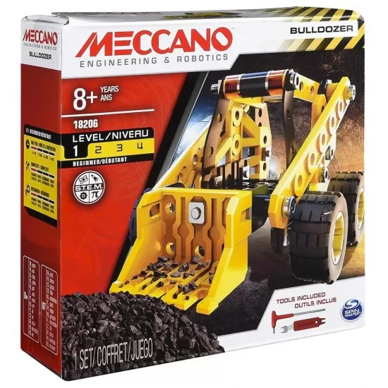 Set constructie Meccano Buldozer Set constructie Meccano Buldozer