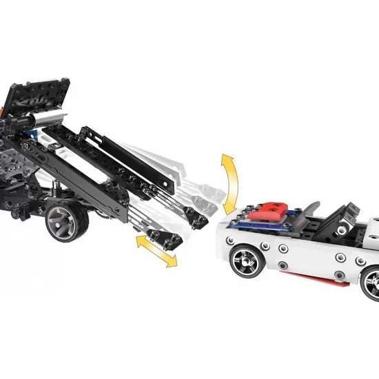 Set metalic de constructie Meccano - Camion pentru curse 285 piese Set metalic de constructie Meccano - Camion pentru curse 285 piese