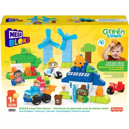 Set constructie Mega Bloks 92 piese Set constructie Mega Bloks 92 piese