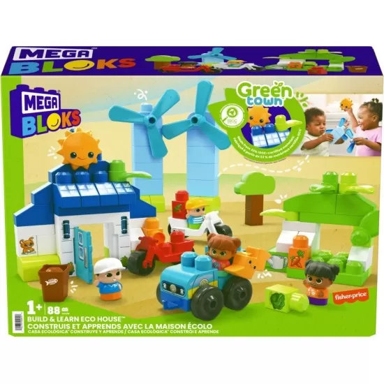 Set constructie Mega Bloks 92 piese Set constructie Mega Bloks 92 piese