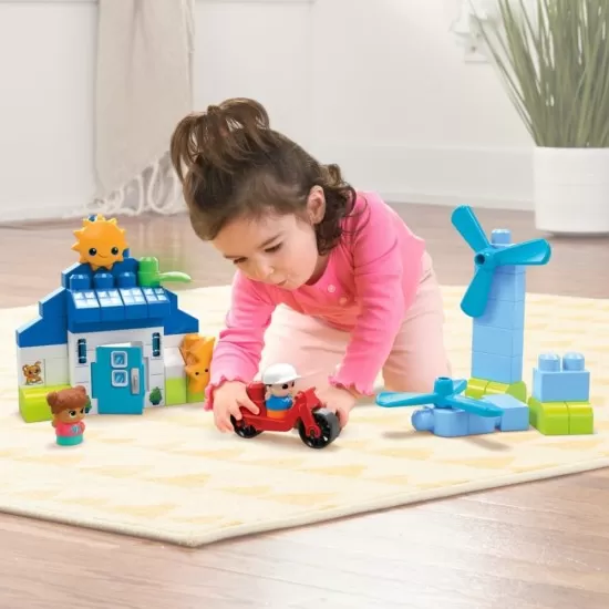 Set constructie Mega Bloks 92 piese Set constructie Mega Bloks 92 piese