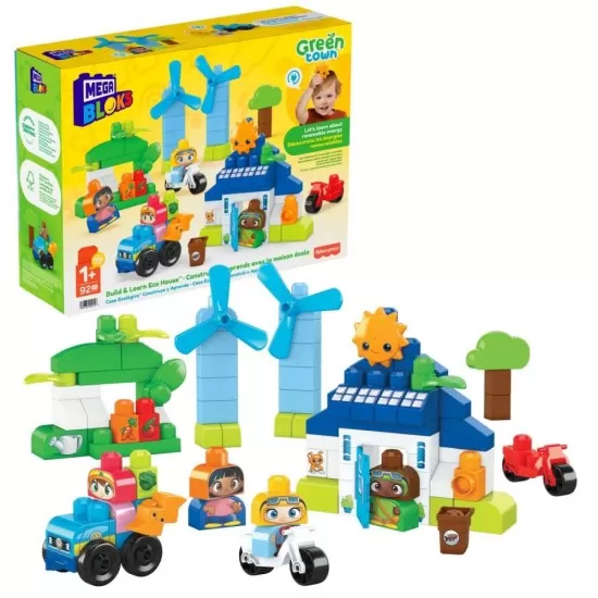 Set constructie Mega Bloks 92 piese Set constructie Mega Bloks 92 piese