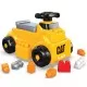 Vehicul ride-on cu cuburi de construit Mega Bloks CAT 10 piese Vehicul ride-on cu cuburi de construit Mega Bloks CAT 10 piese