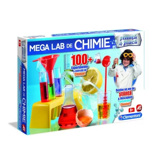 Set experimente - Mega laboratorul de chimie Clementoni Set experimente - Mega laboratorul de chimie Clementoni