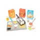 Set de joaca din lemn gratar cu schimbarea culorii Melissa and Doug 27 piese