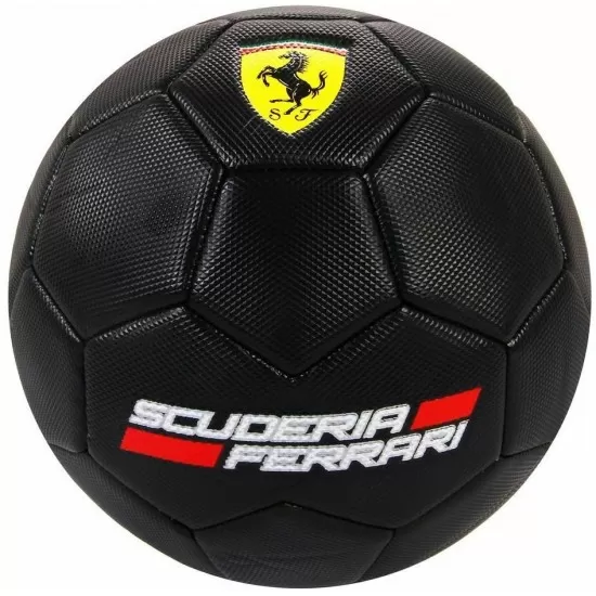 Minge de fotbal Ferrari neagra marimea 5 editie limitata Minge de fotbal Ferrari neagra marimea 5 editie limitata