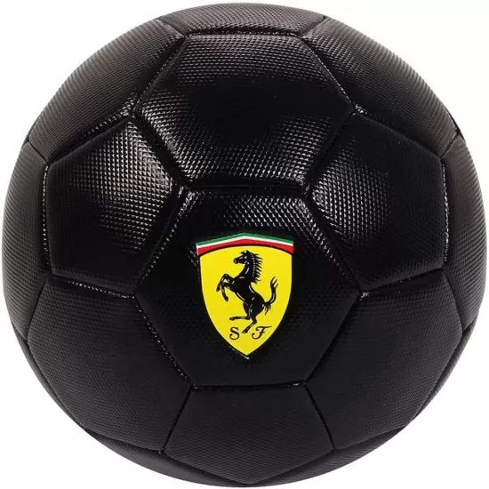 Minge de fotbal Ferrari neagra marimea 5 editie limitata Minge de fotbal Ferrari neagra marimea 5 editie limitata