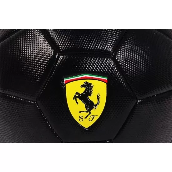 Minge de fotbal Ferrari neagra marimea 5 editie limitata Minge de fotbal Ferrari neagra marimea 5 editie limitata