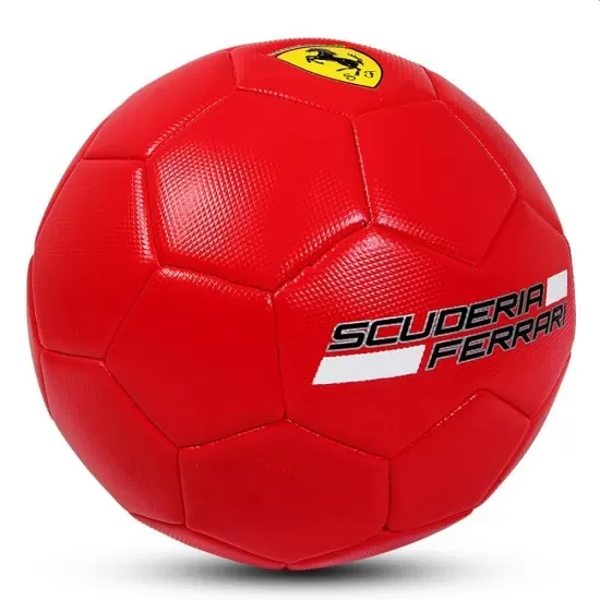 Minge de fotbal Ferrari rosie marimea 5 editie limitata Minge de fotbal Ferrari rosie marimea 5 editie limitata
