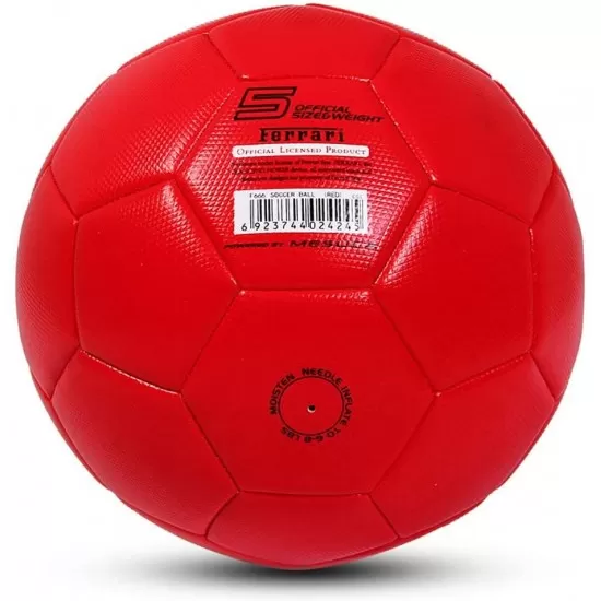 Minge de fotbal Ferrari rosie marimea 5 editie limitata Minge de fotbal Ferrari rosie marimea 5 editie limitata