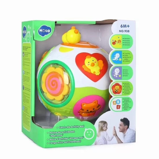 Minge interactiva cu lumini si sunete Prinde-ma daca poti Minge interactiva cu lumini si sunete Prinde-ma daca poti